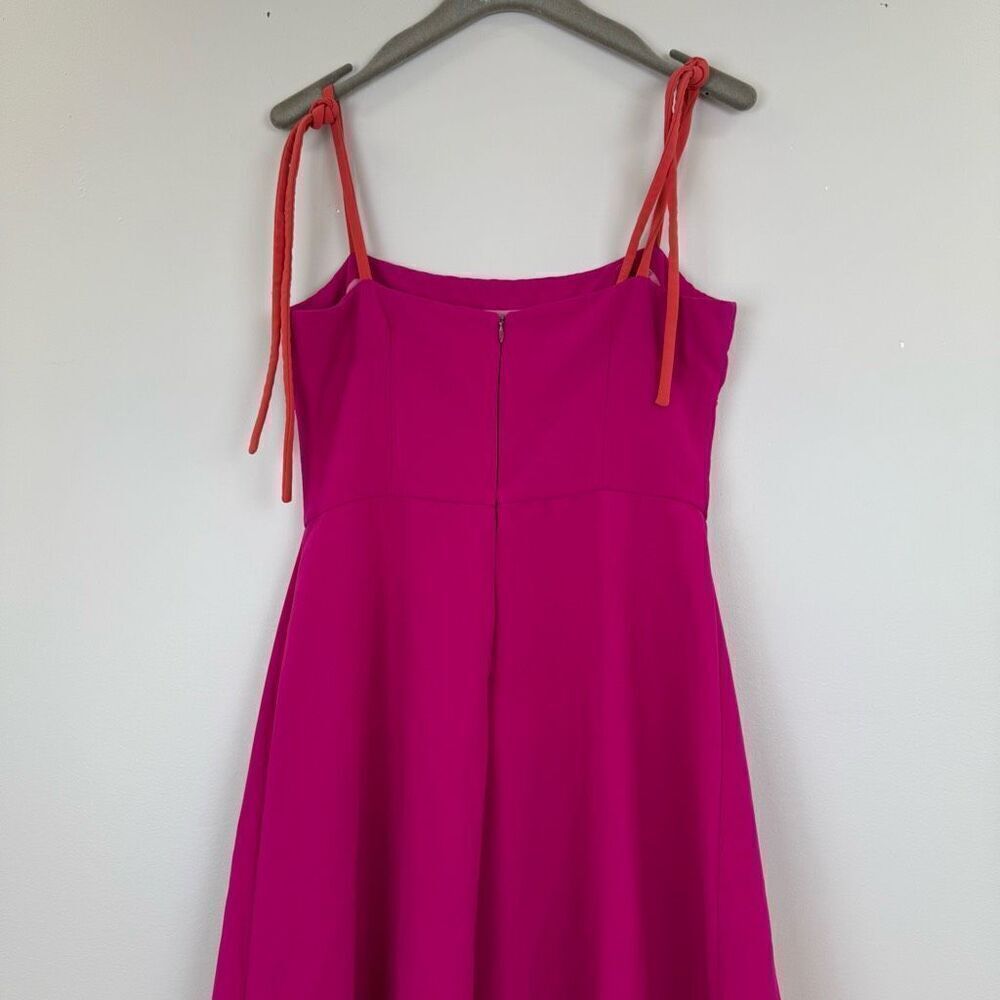 Christian Siriano  Pink Tie Shoulder Dress 📦 - Picture 7 of 10